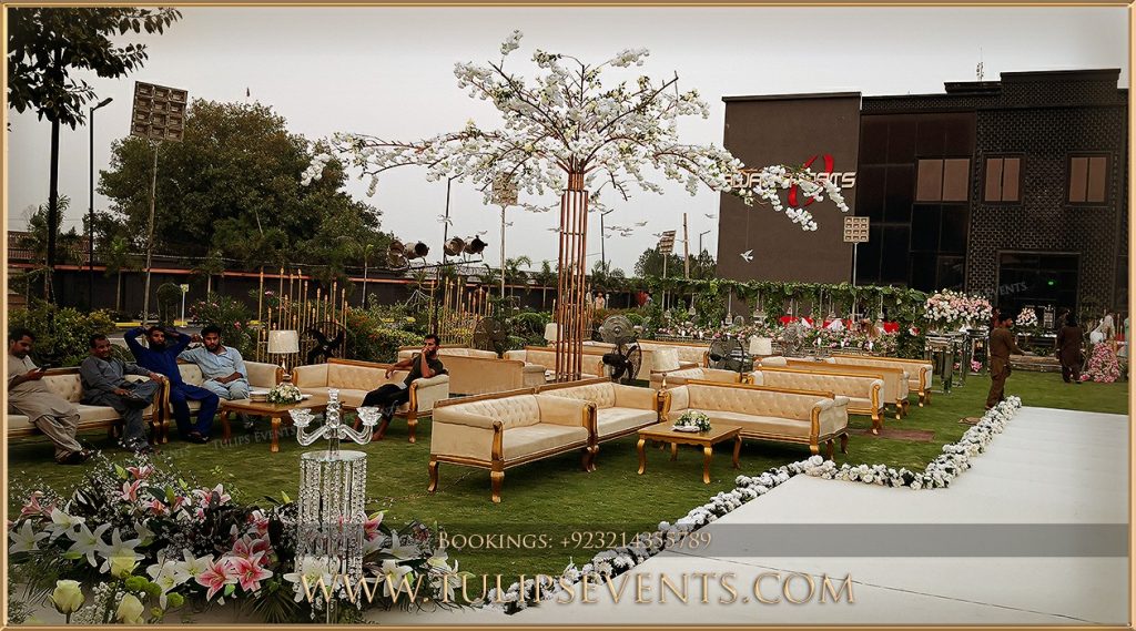 Outdoor Nikah Event Decor ideas Tulips Events in Pakistan