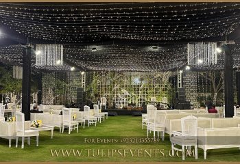 Hire Qawwali Night Decoration Planner in Lahore 2026 – Tulips Events stage setup